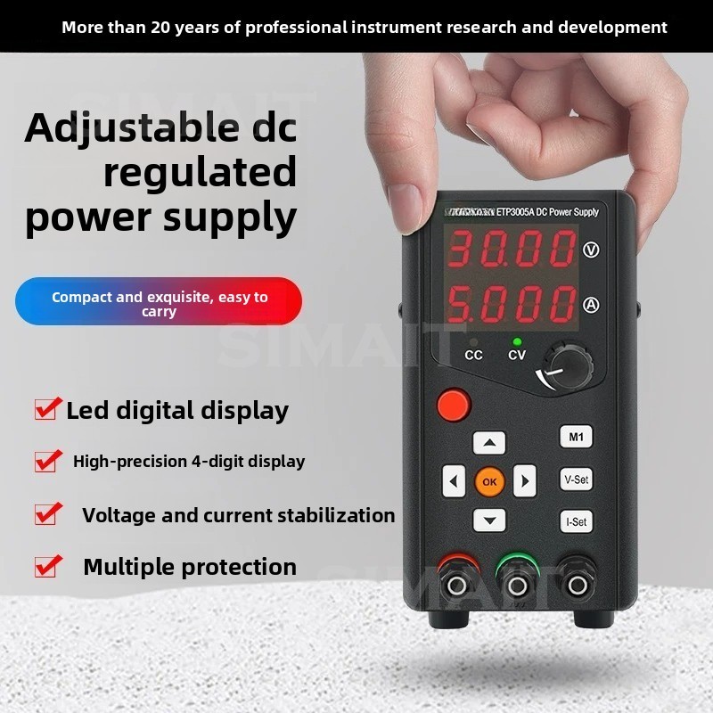 Programmable Dc Power Supply 30V 10A - مزود طاقة تيار مستمر صغير قابل