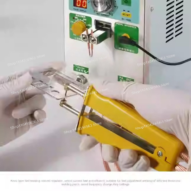جهاز لحام نقطي أوتوماتيكي بالح - مراجعة Spot Welder 18650 Battery Pack وسعره