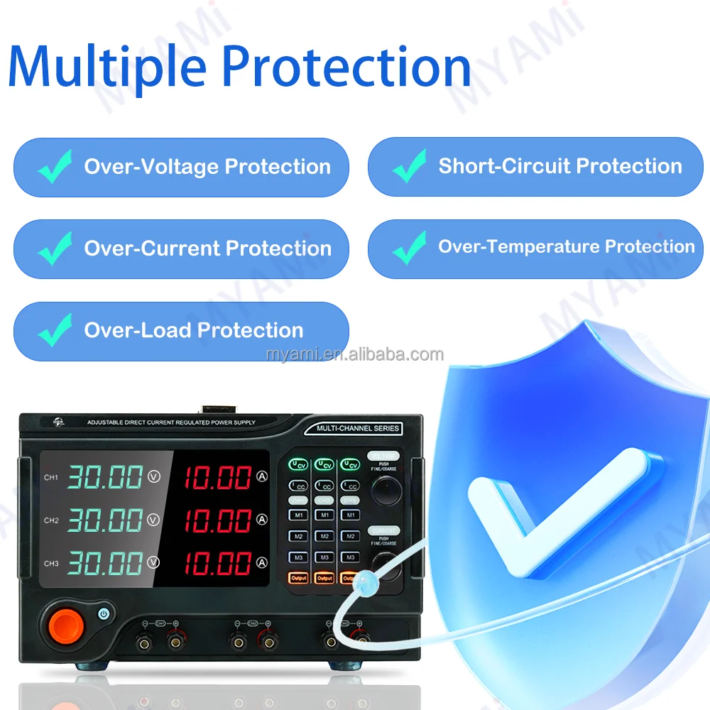 مزود طاقة مختبري قابل للبرمجة  - مراجعة Programmable Dc Power Supply 30V 10A وسعره