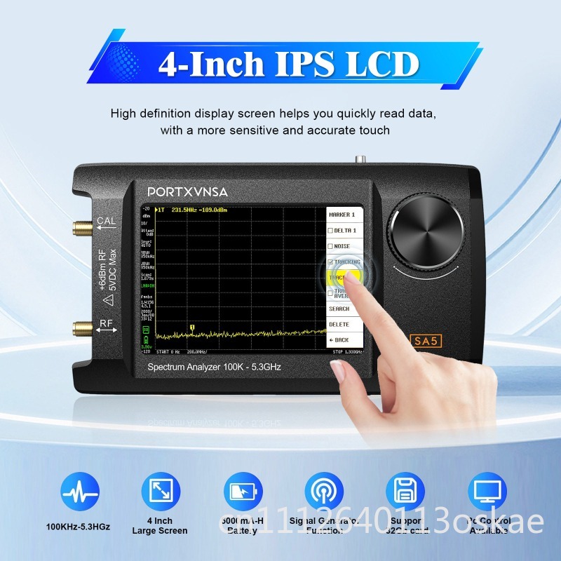 محلل طيف محمول متعدد الوظائف S - مراجعة Signal Generator Spectrum Analyzer وسعره