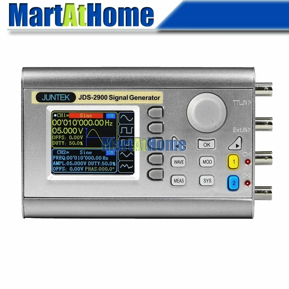مولد إشارات رقمي ثنائي القناة  - مراجعة Function Arbitrary Waveform Generator وسعره
