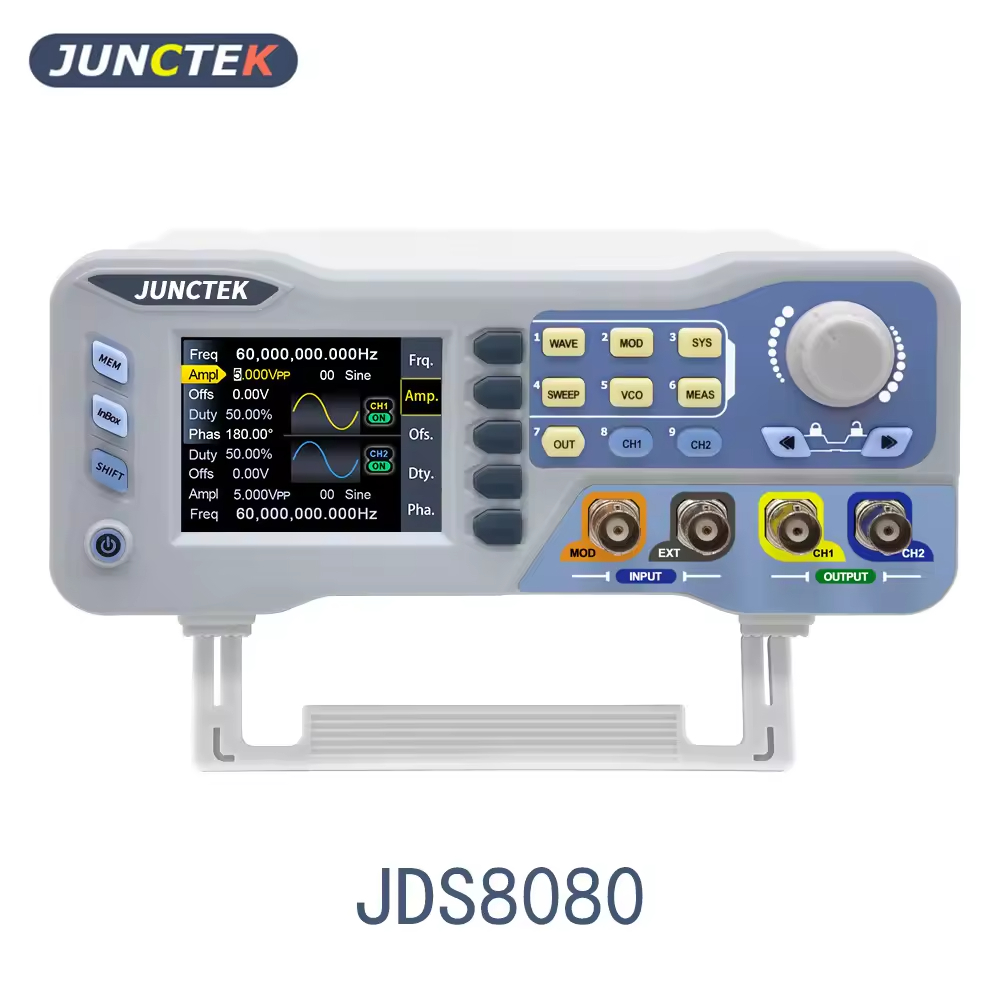 مولد إشارات ثنائي القناة JDS80 - مراجعة Function Arbitrary Waveform Generator وسعره